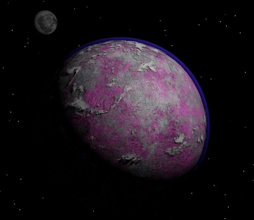 GJ504b - La planète rose